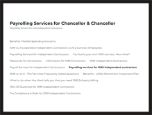 Tablet Screenshot of chancellor.com