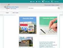 Tablet Screenshot of chancellor.co.uk